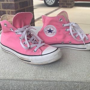 Hot Pink high top Converse All-Star-women’s 7.5